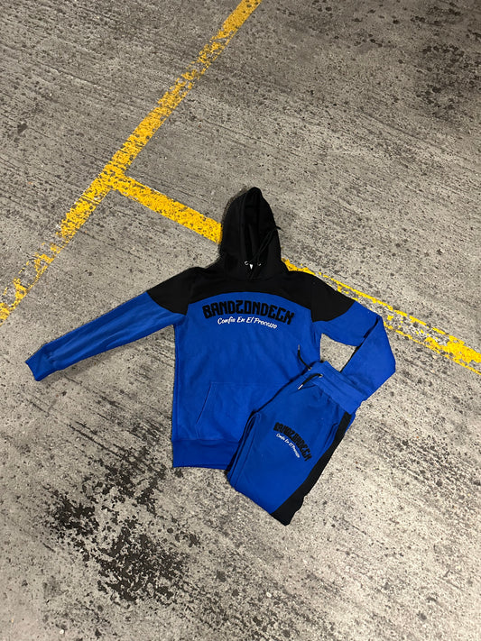 BANDZONDECK Dark Blue & Black Tracksuit