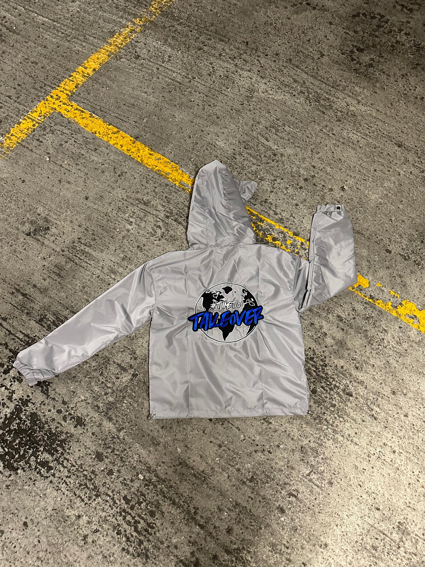 BANDZONDECK TIME WINDBREAKER GREY