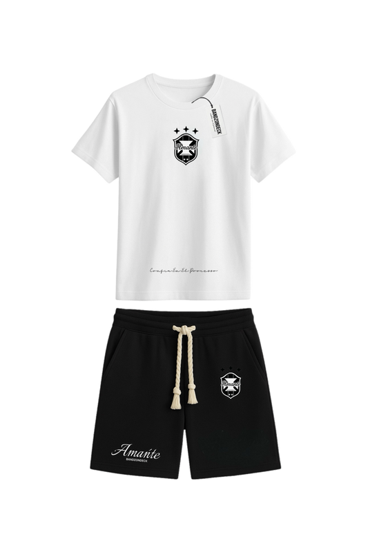 La Brazila Black Shorts Set