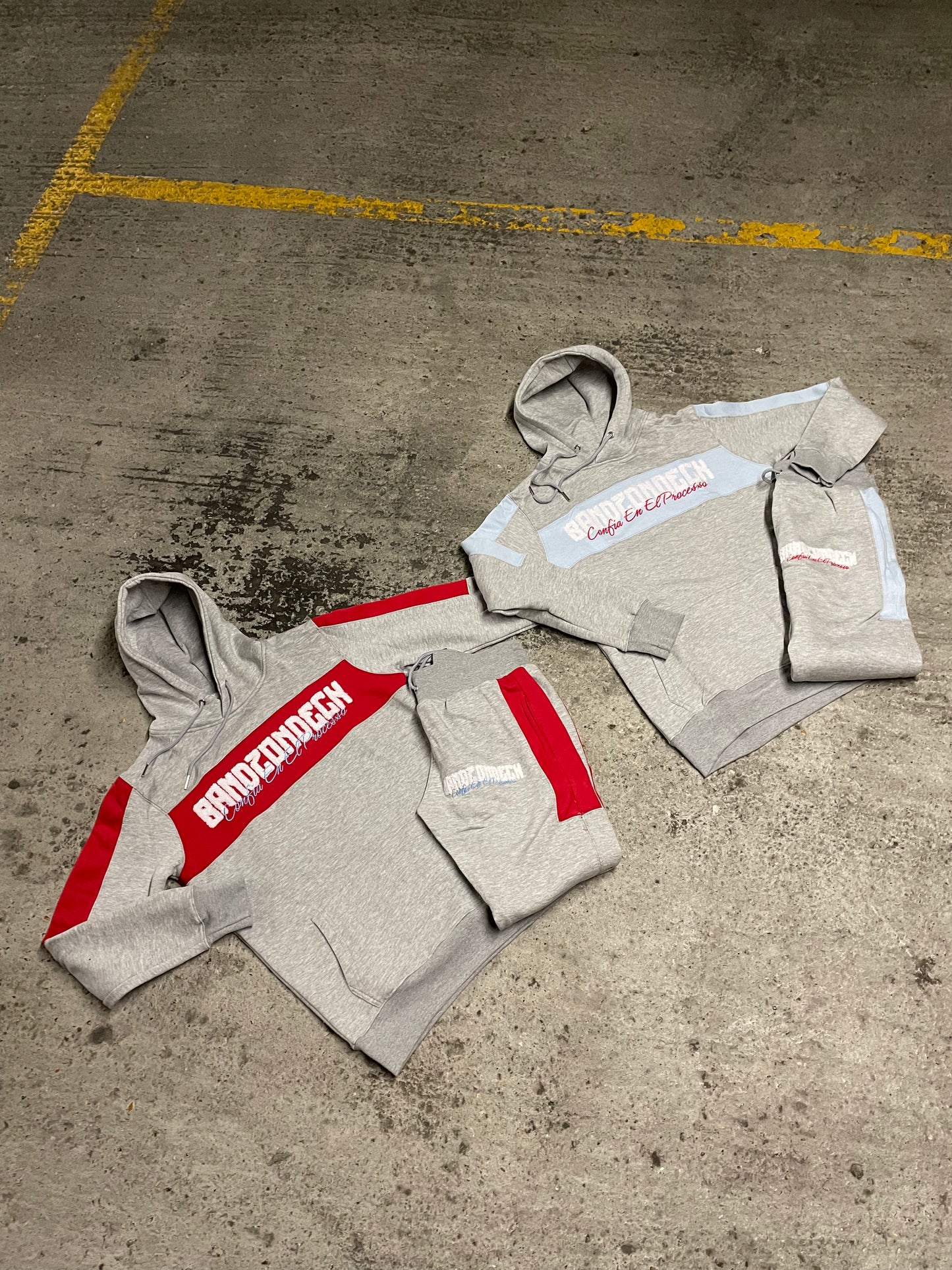 BANDZONDECK 3.0 Red & Grey Tracksuit