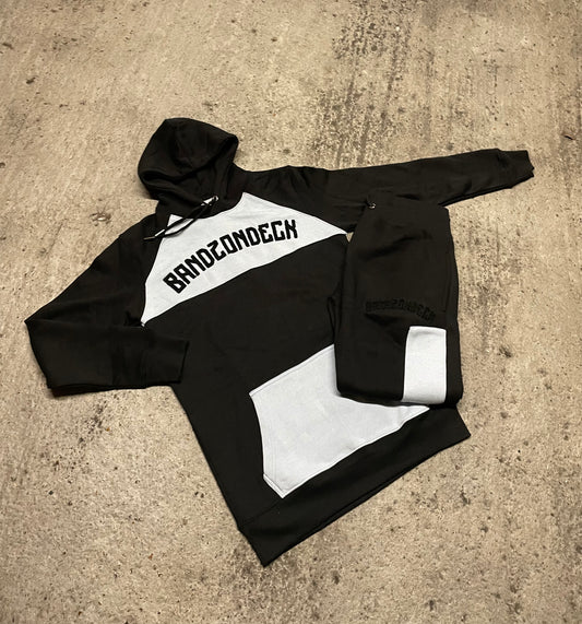 BandzOnDeck Black & Baby Blue HUSTLERS Tracksuit