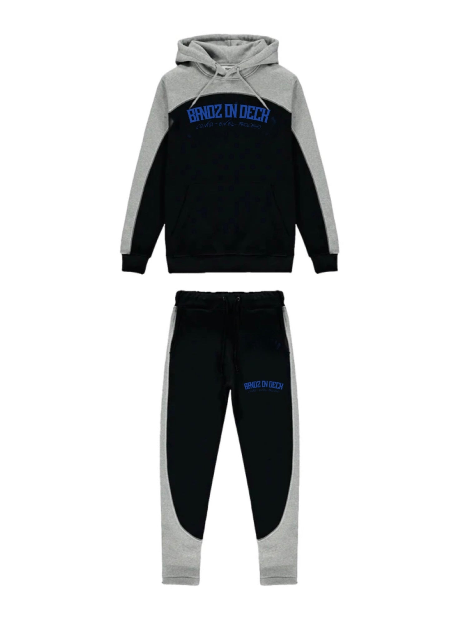 Tracksuit grey hotsell black blue